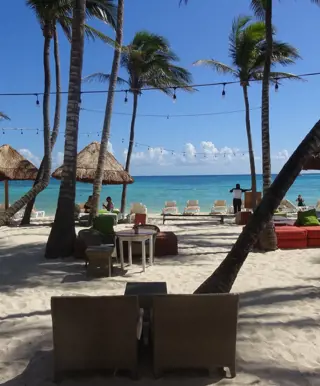 In Playa del Carmen dem Strandleben fröhnen